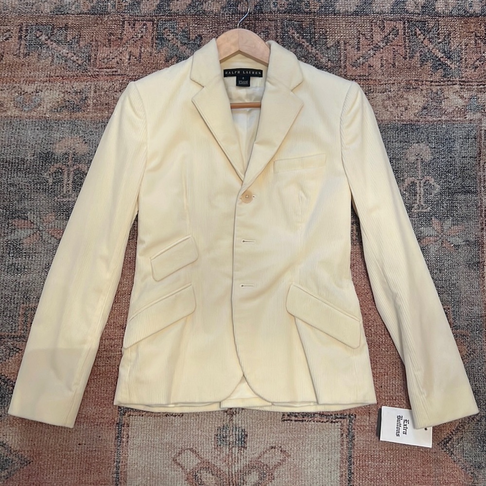 RALPH LAUREN VELVET BLAZER